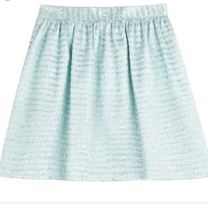 Tara Jarmon flared jacquard skirt